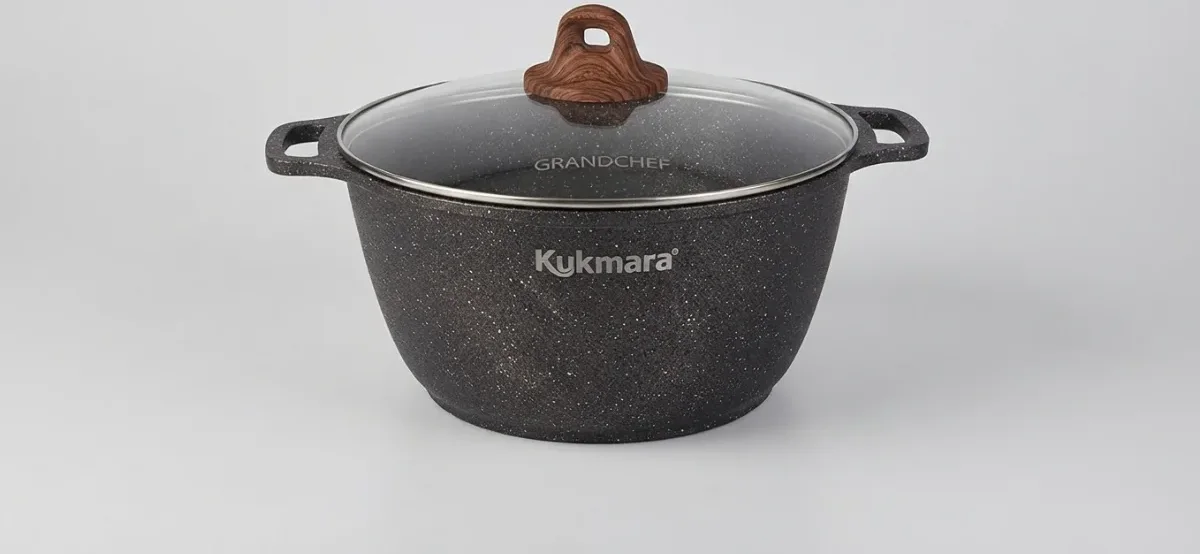 Кастрюля 4л со стеклянной крышкой АП, линия Granit ultra (original)	кго42а
