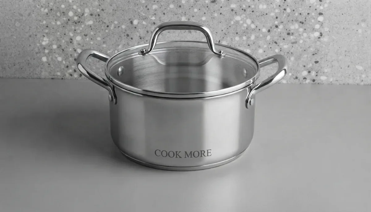 Металлическая кастрюля 6,1л марки COOK MORE		CM1504